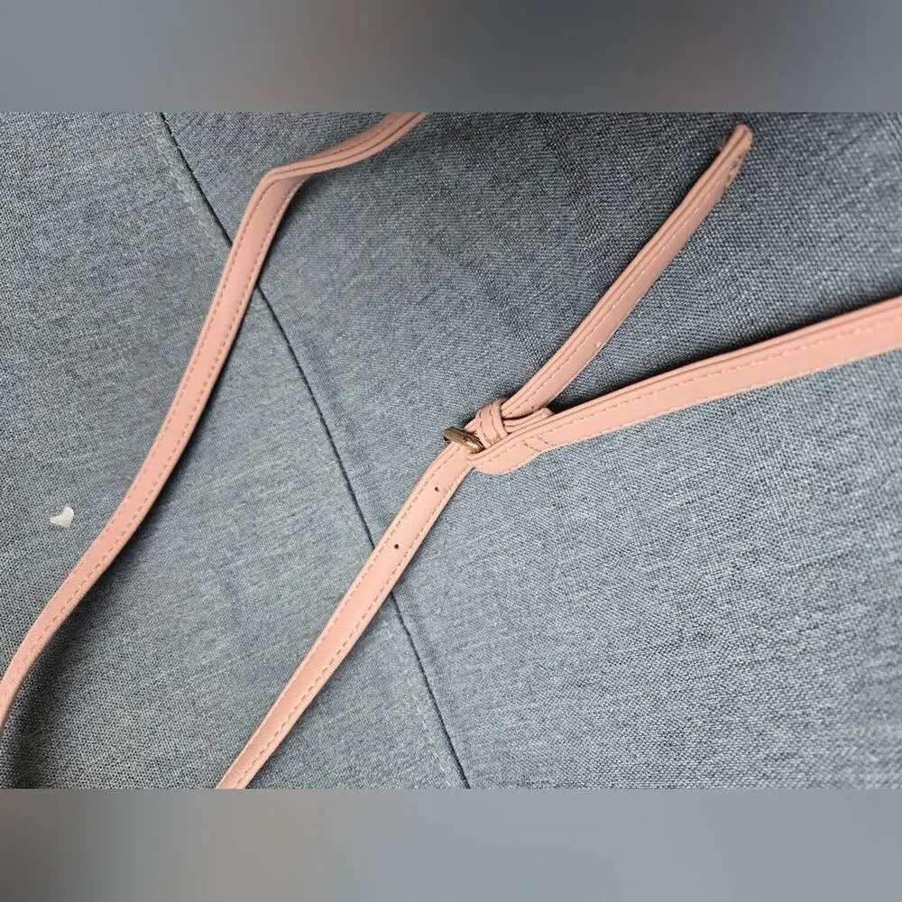 Juicy Couture Faux Fur Fluffy Mini Tote Handbag Dusty Blush Pink Y2K - Picture 13 of 14